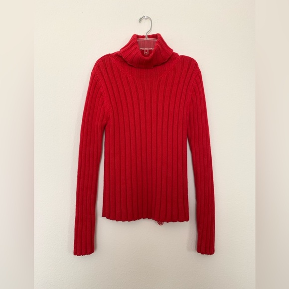 Copper Key Sweaters - Orange Turtleneck Sweater